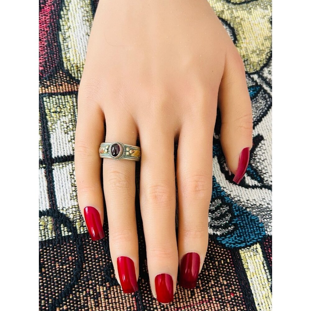 Open Back Stone Ring - Picture 6 of 7